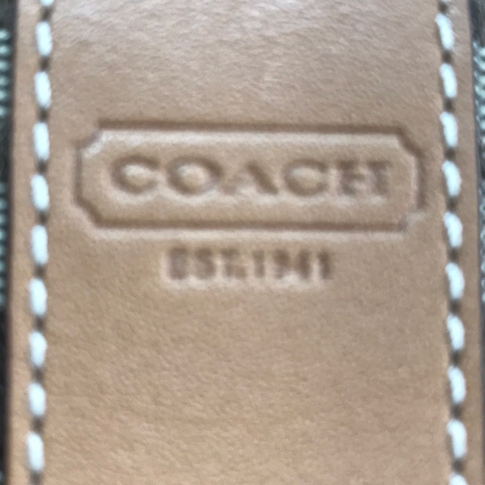 Coach laptop holder